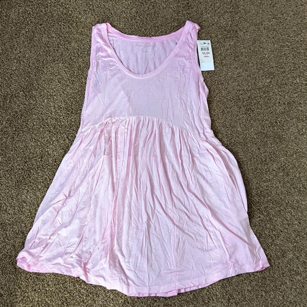 Light Pink Sleeveless Maternity Top